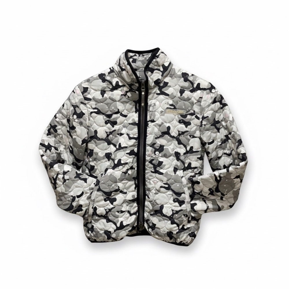 DESCENTE DNA Quilted Zip Front Jacket Size 6